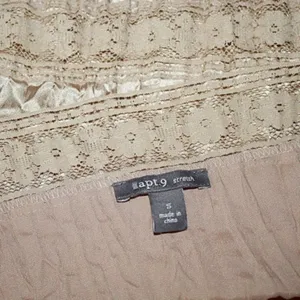 Apt9 Gold Spaghetti Strap Stretch Tank Top Size S thumbnail 4