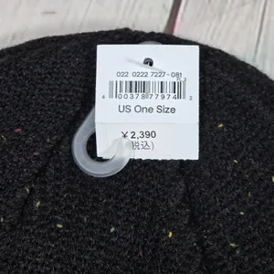 American Eagle Outfitters Mens Womens Black Speckled Knit Beanie Hat‎ One Size thumbnail 5