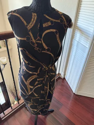New Lauren, Ralph Lauren wrap dress size 4 thumbnail 3