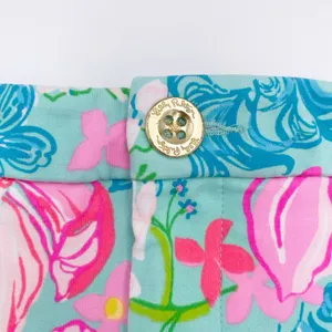 Lilly Pulitzer Colette Knit Skort Scallop Hem Size 0 Surf Blue Luscious Lions thumbnail 6
