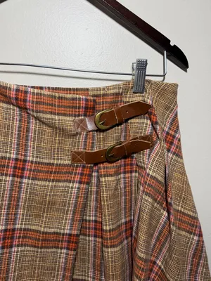 Free People Bali Tai Plaid Skirt thumbnail 3
