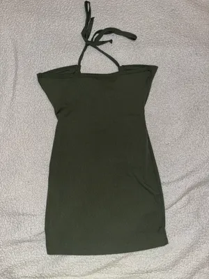 Cutout Dress Green Size L thumbnail 4