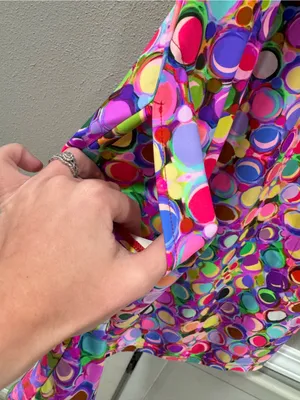 Sleeveless Multicolor Polka Dot Polo Dress thumbnail 4
