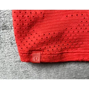 Lululemon Breeze By Short Sleeve *Squad Thermal Red Size 6 Athleisure Work‎ Out thumbnail 4