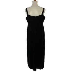 Morgan and Co Black Maxi Dress 15 Vintage Evening Formal Gown Special Occasion thumbnail 5