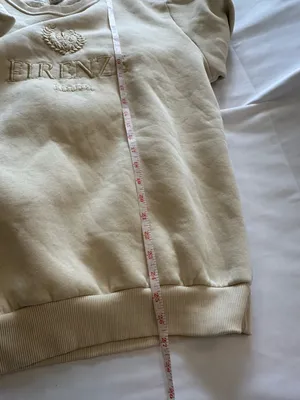 Sublima Women’s large made in Italy women’s cream color crewneck sweatshirt thumbnail 6