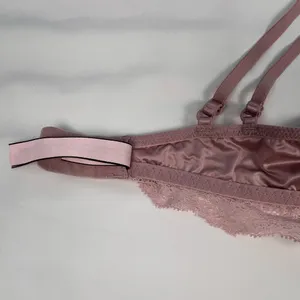 Victoria's Secret Satin Lace Bralette, Size: Large thumbnail 8