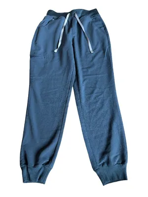 Figs Technical Collection Slate Blue Jogger Scrub Pants Zip Cargo Small Women's thumbnail 1