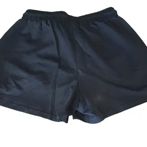 Another Love Womens Drawstring Cotton Blend High Waist Shorts Black Size‎ Medium thumbnail 3