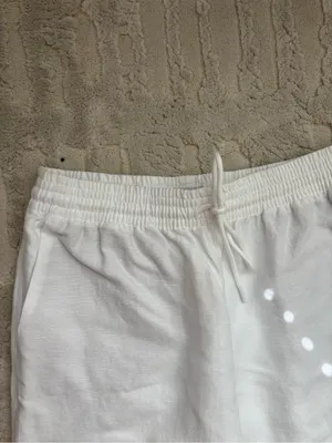 Aritzia Wilfred Thesis White Linen Pants thumbnail 3