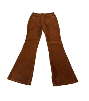 Windsor Brown Corduroy Flare Pants Womens L Bell Bottom 70s Y2K Boho thumbnail 2