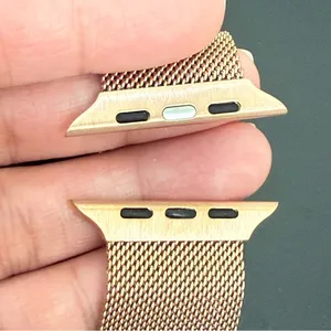 Rose-gold Mesh Magnetic Watch Band Compatible Apple Watch 42mm/44mm thumbnail 11