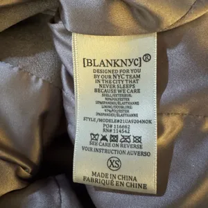 Blank NYC Faux Suede Moto Jacket - Sand Stone XS thumbnail 6