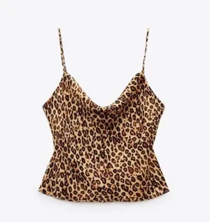 ZARA Cheetah Top thumbnail 1