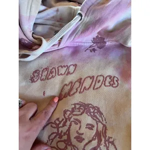 Shawn Mendes The Tour Concert Sketch II Tye Die Hoodie Size Medium Very Soft thumbnail 10