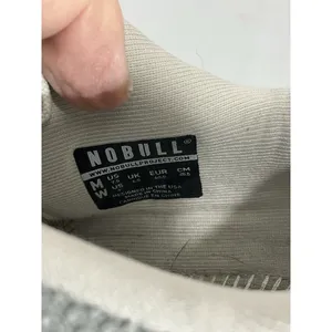 Unisex Nobull Men 7.5 Woman 6 Gray Heather Super Fabric Lace Up Training Sneaker thumbnail 7