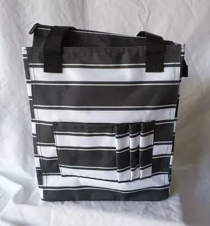 Thirty-One NWOT Tall Organizing Tote Ribbon Stripe New with out tags thumbnail 1