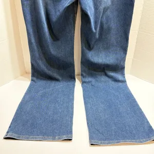 Halara Flare Jeans Women XL Tall Blue Denim Pull On High Waist Stretch Bootcut thumbnail 7