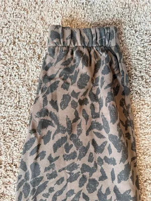 NWT Pistola Leopard Print Jogger Sweatpants Women’s Elastic Waist size large thumbnail 5
