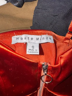 Haute Monde Dress Mini Orange small thumbnail 3