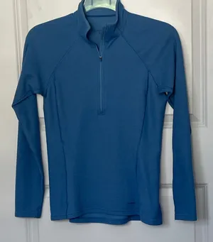 Patagonia Light Blue Quarter Zip Pullover Medium thumbnail 1