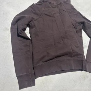 Hollister V-Neck Hoodie Pullover Bella Swan Y2K Aesthetic SZ Medium Brown Top thumbnail 7