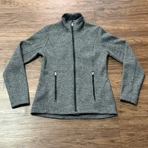 Spyder Grey Women’s Sweater Fleece Jacket Full-zip Closure Zippered Pockets Sm thumbnail 10