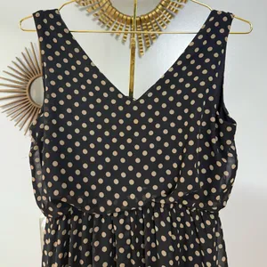 Enfocus Studio - Black Polka Dot High Low Dress thumbnail 4