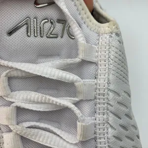 Nike Air Max 270 White Gold Womens Running Shoes‎ Sneakers Size 7 DM3080-100 thumbnail 2