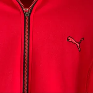 PUMA Womens Track Jacket L Red DryCELL Full Zip Running Workout Athletic thumbnail 4