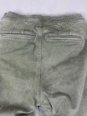 AYR Pants Womens 2 Sage Green Moto Utility Slim Ankle Zip Stretch Cotton thumbnail 6