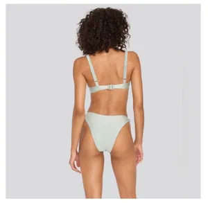 Solid & Striped Bikini Set thumbnail 2