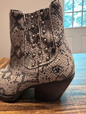 Ariat Snakeskin ankle boots thumbnail 6
