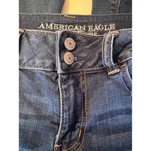 American Eagle Artist Flare Jeans Womens 6 Short Blue Excellent Super Stretch thumbnail 11