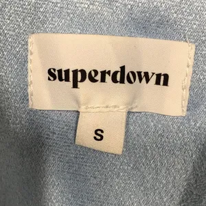 Superdown Women's Moto Jacket Small Light Blue Faux Suede Biker Coat Polyester B thumbnail 5