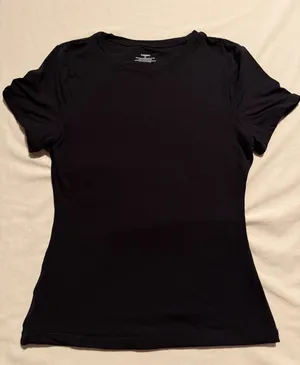 SUUKSESS Womens Black Short Sleeve Crew Neck Athletic Compression Top Size XS thumbnail 1