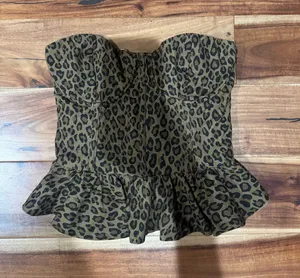 Cheetah Olivaceous Top thumbnail 1