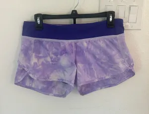Vintage lululemon Tie-Dye Women's speed up shorts thumbnail 1