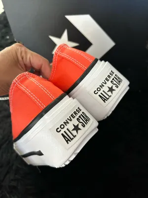CONVERSE Ctas Lift Double Stack OX orange platform shoes sneakers women’s 7 new thumbnail 4