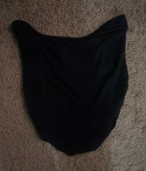 Cropped tank Black thumbnail 1