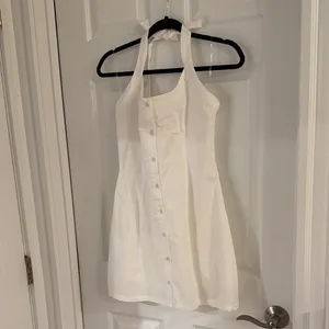 Princess Polly Mallorie Halter Mini Dress White thumbnail 9
