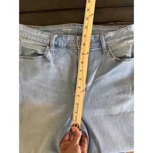Old Navy Wow Straight Jeans 8 Tall Light‎ Wash High Rise Denim thumbnail 6