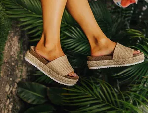 Soda Raffia Wedge Espadrille Sandal thumbnail 4