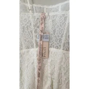 NWT Oh Polly Lace Is More Semi Sheer Lace Corset Mini Dress Size US 6 thumbnail 5