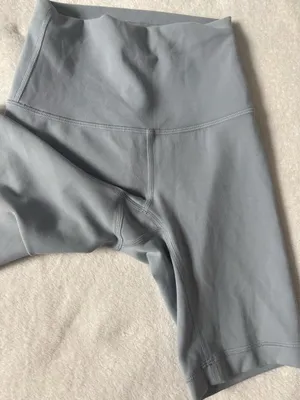Lululemon Wunder Train High Rise Short 8" - Powder Blue - Size 0 thumbnail 2