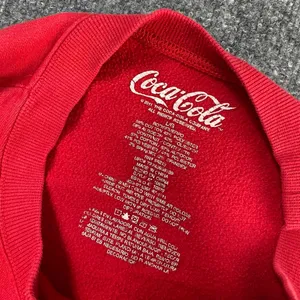 Coca Cola Bottle Graphic Long Sleeve Crewneck Red Sweatshirt Casual Cozy Holiday thumbnail 4