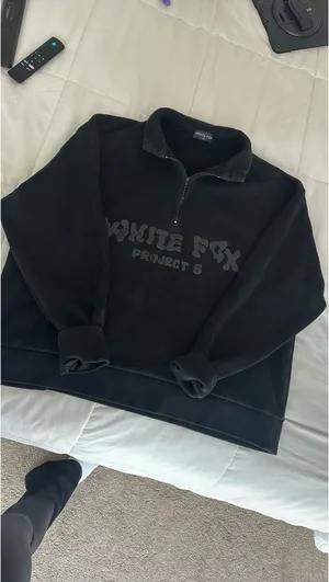White Fox Boutique Half-Zip Sweatshirt thumbnail 3