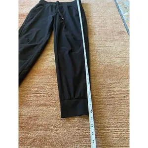 DYI Women’s Black High Waist Jogger Pants Size S Stretch Cuffed Activewear thumbnail 3