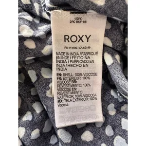 Roxy Women's Midnight Avenue Lightweight Wide Leg Side Pockets Pull On Pants XL thumbnail 5