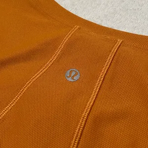 Lululemon Orange Muscle Love Crop Tank Tough thumbnail 3